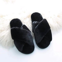 Load image into Gallery viewer, Winter Women Cozy Home Furry Slippers
