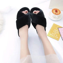 Load image into Gallery viewer, Winter Women Cozy Home Furry Slippers
