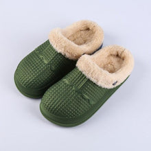 Load image into Gallery viewer, Winter Women's Slippers Warm Clogs Sandals Waterproof Slippers For Women Waterproof Slippers Fur Lined Clogs Winter Garden Shoes Warm House Family Women Shoes
