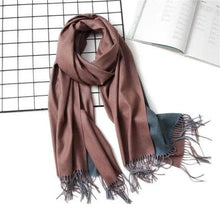 Load image into Gallery viewer, Winter Women Scarf Fashion Solid Soft  Scarves For Lady Shawls Wrap Casual Wear Travel Friendly For Winter Fall Winter Classic Warm Soft Chunky Warm Scarves Wrap Scarf
