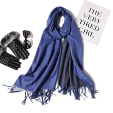 Load image into Gallery viewer, Winter Women Scarf Fashion Solid Soft  Scarves For Lady Shawls Wrap Casual Wear Travel Friendly For Winter Fall Winter Classic Warm Soft Chunky Warm Scarves Wrap Scarf
