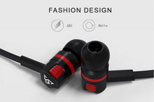 Load image into Gallery viewer, Wired in-Ear Headphones With Tangle-Free Cord Noise Isolating Bass Driven Sound Metal Earphones Carry Case Ear Bud Tips In-ear Earphone  Super Bass Sound Sport Headset With Mic for Phones Ear Phone For Women 3.5mm
