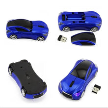 Load image into Gallery viewer, Wireless Black Sports Car USB Mouse Design Computer 1600 DPI Mouse Mini Ergonomic Gaming Mouse For Laptop And Computer 2.4Ghz
