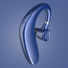Load image into Gallery viewer, Wireless Blue Earhook Bluetooth Headphones Business Office Bluetooth 5.0 Over Ear Earphone Stereo Single Earbud With Mic HiFi Headphone Single Ear Headset Super Long Standby Noise Reduction Earpiece Compatible With Smartphones
