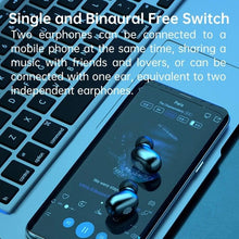 Load image into Gallery viewer, Wireless Bluetooth 5.1 Earphones Wireless Charging Case IPX8 Waterproof Stereo Headphones In Ear Built in Mic Headset Touch Control Earbuds Wireless Earbuds Case With Flashlight Noise Isolating Clear Calls Rich Bass In-Ear Sports Headset

