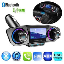 Load image into Gallery viewer, Wireless Bluetooth Handsfree Calling Car Charger FM Transmitter
