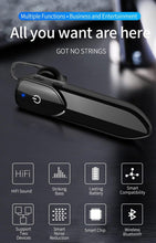 Load image into Gallery viewer, Wireless Bluetooth Headset Business Hands Free Long Standby V5.0 Earphones Waterproof Sport Earbuds With Microphone For Driving
