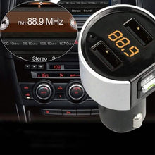 Load image into Gallery viewer, Wireless Car Mp3 FM Transmitter USB Charger
