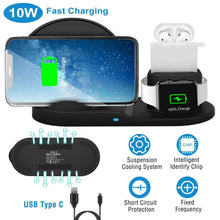 Load image into Gallery viewer, Wireless Charger 10W Fast Charging Station

