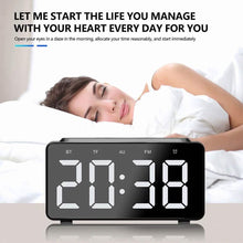 Load image into Gallery viewer, Wireless Charger Alarm Clock Bluetooth Speaker LED Smart Digital Clock
