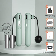 Load image into Gallery viewer, Wireless Electronic Jump Rope With Counter Speed Skipping Adjustable Soft Anti-Slip Handle Skipping Rope With Calorie Counter Adjustable Digital Jump Rope For Indoor Workout Fitness
