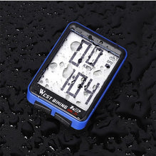 Load image into Gallery viewer, Wireless Wired Bike Computer Backlight Speedometer Odometer Rainproof Cycling Stopwatch Road Bicycle Computer Multifunction With Extra Large LCD Backlight Display Waterproof Design
