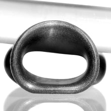 Load image into Gallery viewer, Thin Flexible Metallic Black Silicone Tunnel Plug Set 6mm to 25mm
