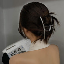 Load image into Gallery viewer, Woman Trendy Silver Pin Minimalist Dainty Design Hair Claws Women Hair Clips Fashion Hairpins Women Hair Accessories Hairgrip Barrettes Headwear
