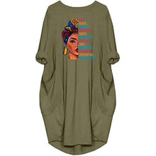 Load image into Gallery viewer, Woman's Long Sleeve Loose Pocket Oversize Tunic Dress
