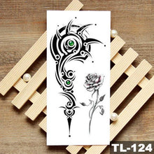 Load image into Gallery viewer, Womans Rose Flower Waterproof Temporary Tattoo Sticker For Arm Body Gorgeous Girls Tattoos
