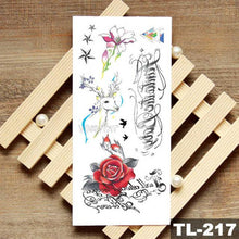 Load image into Gallery viewer, Womans Rose Flower Waterproof Temporary Tattoo Sticker For Arm Body Gorgeous Girls Tattoos
