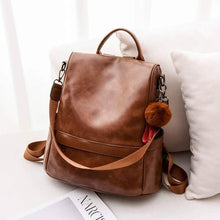 Load image into Gallery viewer, Women Backpack Purse PU Leather Anti-theft Casual Shoulder Bag
