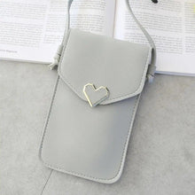 Load image into Gallery viewer, Women  Bag Shoulder Transparent Bag Card Holders Girl  Handbag Ladies PU Leather Clutch Phone Wallets Purse
