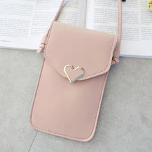 Load image into Gallery viewer, Women  Bag Shoulder Transparent Bag Card Holders Girl  Handbag Ladies PU Leather Clutch Phone Wallets Purse
