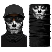 Load image into Gallery viewer, Women Balaclava Neck Gaiter Tubular Buff Bandana Scarf Headgear Bicycle Half Mask Face Cover Venom Headband Summer Men Beanie Hat Windproof Head Scarves Neck Warmer Cycling Camping Hiking Men Women Fashion Magic Scarves Turban Outdoor Headband
