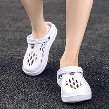 Load image into Gallery viewer, Women Beach Flip Flops Slippers Sandals Summer Men'S Shoes Tennis Working Training Unisex Clogs Gardening Shoes Summer Cushion Lightweight Comfortable Slippers

