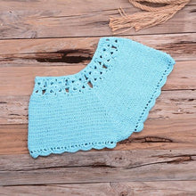 Load image into Gallery viewer, Women Bikinis Knitted Cotton Swimsuit Women Swimwear Women Bra And Bottom Black Knitted Bikini Top Summer Beach Breast Wrap Handmade Crop Top And Bottom Summer Bathing Suit Fashion Beachwear
