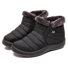 Load image into Gallery viewer, Women Boots Fashion Waterproof Snow Boots For Winter Casual Lightweight Ankle Warm Winter Boots Fur Lined Warm Ankle Boots Slip On Waterproof Shoes Comfortable Soft Design For Female
