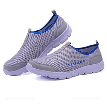 Load image into Gallery viewer, Women Breathable Mesh Casual Mens Shoes Summer Sneakers Footwear Running Shoes Men's Slip-on Ultra Lightweight Breathable Walking Shoes Non Slip Athletic Fashion Espadrilles
