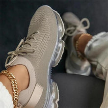 Load image into Gallery viewer, Women Breathable Sneakers Autumn New Lace Up Casual Shoes Outdoor Sport Walking Athletic Tennis Shoes Air Cushion Lightweight Sneakers Lace Up Sport Running Sneakers
