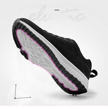 Load image into Gallery viewer, Women Casual Fashion Breathable Walking Mesh Lace Up Flat Sneakers Running Summer Sports Sneakers Fashion Casual Shoe Breathable Mesh Design
