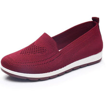 Load image into Gallery viewer, Women Casual Light Espadrilles Breathable Mesh Summer Vulcanized Shoes Woman Flats Women Work Shoes Breathable Mesh Slip-On Shoes Women Mesh Running Casual Espadrilles
