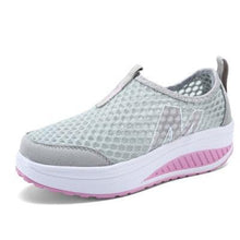 Load image into Gallery viewer, Women Casual Sneakers Sport Fashion Height Increasing Woman Breathable Air Mesh Sneakers Platform Tennis Walking Sneakers Comfortable Lightweight Casual Fitness Shoes
