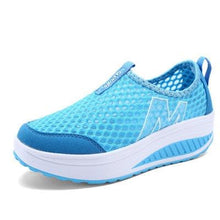 Load image into Gallery viewer, Women Casual Sneakers Sport Fashion Height Increasing Woman Breathable Air Mesh Sneakers Platform Tennis Walking Sneakers Comfortable Lightweight Casual Fitness Shoes
