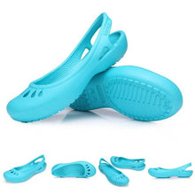 Load image into Gallery viewer, Women Clogs Modern Sandals Home Non-slip Summer Shoes Flat Slippers Plastic Waterproof Garden Shoes Classic Clog Casual Slip On Water Shoe Sandal Indoor Outdoor Slipper
