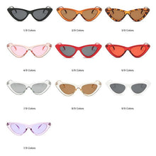 Load image into Gallery viewer, Women Elegant Black Summer Sunglasses Stylish New Popular Cat Eye Design Sunglasses For Woman New Small Eyewear Shades For Women Retro Summer Design Glasses
