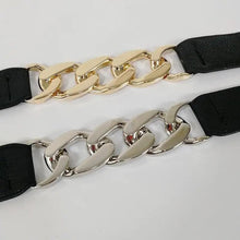 Load image into Gallery viewer, Women Elegant Elastic Stretch Wide Dress Belt  Big Chain Waistbands For Women Luxury Party Belts For Dresses
