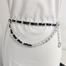 Load image into Gallery viewer, Women Elegant Elastic Stretch Wide Dress Belt  Big Chain Waistbands For Women Luxury Party Belts For Dresses
