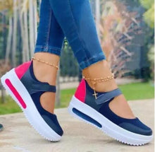 Load image into Gallery viewer, Women Elegant Sneakers Thick Bottom Women Casual Shoes Athletic Road Running Mesh Breathable Casual Sneakers Lace Up Comfort Sports Sneakers
