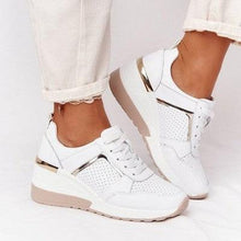 Load image into Gallery viewer, Women Elegant Sneakers Thick Bottom Women Casual Shoes Athletic Road Running Mesh Breathable Casual Sneakers Lace Up Comfort Sports Sneakers

