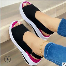 Load image into Gallery viewer, Women Elegant Sneakers Thick Bottom Women Casual Shoes Athletic Road Running Mesh Breathable Casual Sneakers Lace Up Comfort Sports Sneakers
