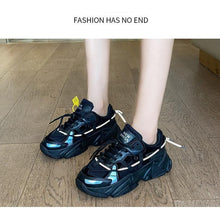 Load image into Gallery viewer, Women Fashion Sneakers Casual Leather Sports Shoes Sneakers Comfortable Walking Footwear Fashion New Lightweight Casual Thick Sneakers
