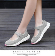 Load image into Gallery viewer, Women Flat Casual Fashion Breathable Mesh Tenis Shoes Women Summer Flat Soft Fashion Lightweight Slip-On Super Light Women Shoes
