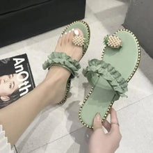 Load image into Gallery viewer, Women Flat Yellow Sandals Summer Fashion Elegant Comfortable Pineapple Design For Womens
