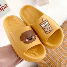 Load image into Gallery viewer, Women Flip Flops Indoor Soft Non Slip Slippers Summer Fashion New Flat Beach Casual Cats Dogs Shoes Open Toe Soft Slippers Soft Shower Bath Pool Gym House Slipper
