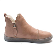 Load image into Gallery viewer, Women Genuine Leather Ankle Boots Warm Fur Waterproof Slip On Super Comfortable Booties Autumn Winter Shoes Keep Warm Anti-Slip Soft Sole Warm Fur Lined Winter Ankle Booties
