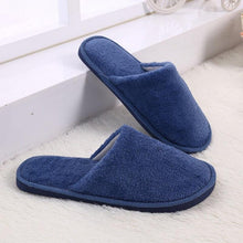 Load image into Gallery viewer, Women Indoor House Plush Soft Cute Cotton Slippers Shoes Non-slip Floor Home Slippers Slides For Bedroom Memory Foam Slippers Scuff Outdoor Indoor Warm Plush Bedroom Shoes With Fur Lining
