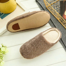 Load image into Gallery viewer, Women Indoor House Plush Soft Cute Cotton Slippers Shoes Non-slip Floor Home Slippers Slides For Bedroom Memory Foam Slippers Scuff Outdoor Indoor Warm Plush Bedroom Shoes With Fur Lining
