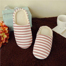 Load image into Gallery viewer, Women Indoor Slippers Warm Plush Home Slipper Autumn Winter Woman House Flat Floor Soft Slipper Silent Slides Plush Fleece Insole Fluffy Slippers For Indoor Home Bedroom
