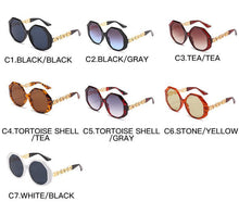 Load image into Gallery viewer, Women Large Hexagon Inspired Sunglasses Fashionable Big Frame &amp; Polygonal Ladies Sunglasses Classic Retro Shape Street Shooting Sunglasses For Men And Women Sunglasses
